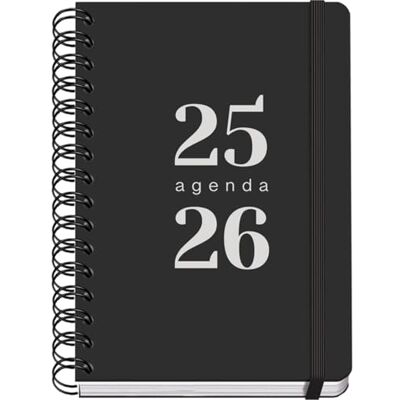 DOHE GRAMMAR Agenda scolaire 2025/2026 un jour par page, format A5 (15 x 21 cm), espagnol et anglais, septembre à juin, fermeture à spirale double et caoutchouc, couverture flexible, 4 pages DOHE GRAMMAR Agenda scolaire 2025/2026 un jour par page, format A5 (15 x 21 cm), espagnol et anglais, septembre à juin, fermeture à spirale double et caoutchouc, couverture flexible, 4 pages