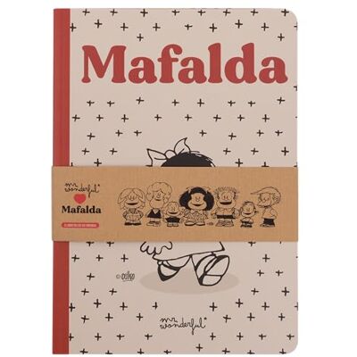 Mr. Wonderful Lot de 3 carnets A6 Mafalda Mr. Wonderful Lot de 3 carnets A6 Mafalda