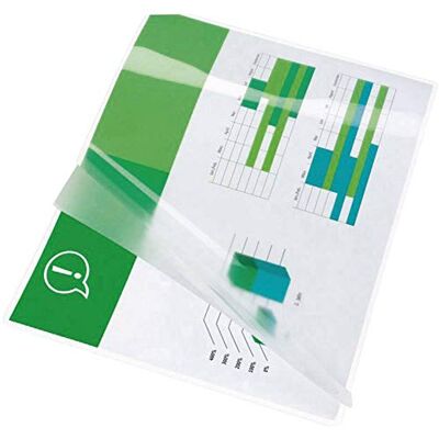 GBC Pouch 3200749 Lot de 100 enveloppes de plastification à chaud avec finition brillante Format A5 Épaisseur de 2 x 125 microns 154 x 216 x 2 mm GBC Pouch 3200749 Lot de 100 enveloppes de plastification à chaud avec finition brillante Format A5 Épaisseur de 2 x 125 microns 154 x 216 x 2 mm