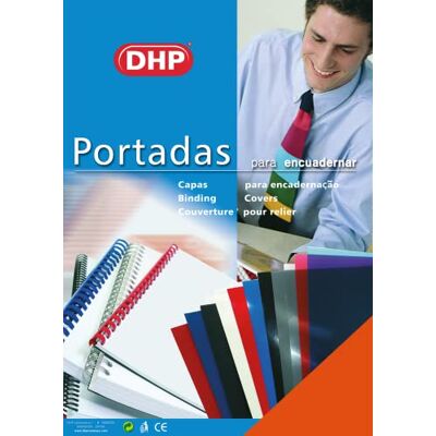 DHP Lot de 100 couvertures de reliure en polypropylène 0,45 mm d'épaisseur Format A4 Orange fluo DHP Lot de 100 couvertures de reliure en polypropylène 0,45 mm d'épaisseur Format A4 Orange fluo