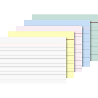 BRUNNEN Fiche 102260000, A6, papier sans rayures, 100 pièces., 5 coloris, A6 liniert (500 Stück) BRUNNEN Fiche 102260000, A6, papier sans rayures, 100 pièces., 5 coloris, A6 liniert (500 Stück)