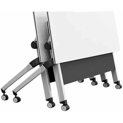 KaBuea Lot de 2 bureaux pliants pour petits espaces, jeux d'ordinateur, écriture, organisation d'étudiants et de bureau à domicile, cadre en métal avec surfaces de bureau de qualité supérieure KaBuea Lot de 2 bureaux pliants pour petits espaces, jeux d'ordinateur, écriture, organisation d'étudiants et de bureau à domicile, cadre en métal avec surfaces de bureau de qualité supérieure