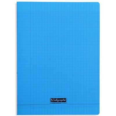 Calligraphe 18362C Un Cahier Agrafé Bleu (une Marque de Clairefontaine) A4 21x29,7 cm 192 Pages Grands Carreaux Papier Blanc 90 g Couverture Polypro Transparent Calligraphe 18362C Un Cahier Agrafé Bleu (une Marque de Clairefontaine) A4 21x29,7 cm 192 Pages Grands Carreaux Papier Blanc 90 g Couverture Polypro Transparent