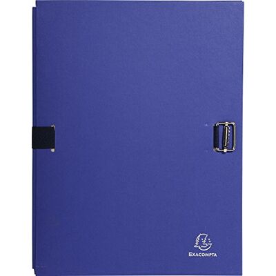 EXACOMPTA 720E Porte-documents, format A4, avec dos extensible, jusqu'à 13 cm, en carton solide avec couverture en tissu teinté, 1 pièce, couleur aléatoire, idéal pour vos documents et documents EXACOMPTA 720E Porte-documents, format A4, avec dos extensible, jusqu'à 13 cm, en carton solide avec couverture en tissu teinté, 1 pièce, couleur aléatoire, idéal pour vos documents et documents
