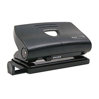 Rapesco PF87S0B1 Perforatrice à 2 Trous 810-P, Capacité 12 Feuilles, Noir Rapesco PF87S0B1 Perforatrice à 2 Trous 810-P, Capacité 12 Feuilles, Noir