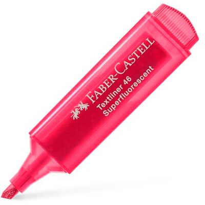 Faber-Castell Faber castell 154621 Surligneur Textliner 1546, Rouge lot de 10 Faber-Castell Faber castell 154621 Surligneur Textliner 1546, Rouge lot de 10