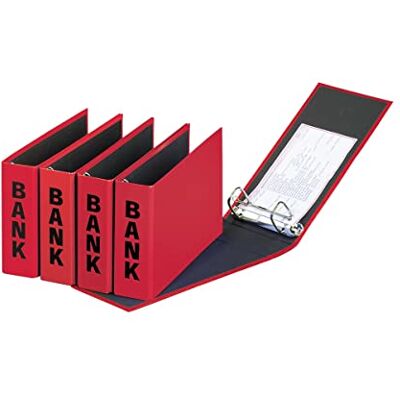 Pagna Classeur bancaire Basic Colors (classeur de relevé bancaire) rouge Pagna Classeur bancaire Basic Colors (classeur de relevé bancaire) rouge
