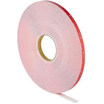 VHB 3M LSE-160WF Ruban adhésif Blanc 12 mm x 33 m 1,6 mm 18 rouleaux par carton VHB 3M LSE-160WF Ruban adhésif Blanc 12 mm x 33 m 1,6 mm 18 rouleaux par carton