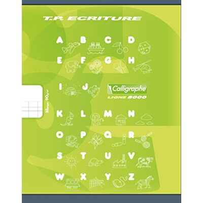 Calligraphe 108502Cpack Un Lot de 20 Cahiers de Travaux Pratiques Verts (Marque de Clairefontaine) 17x22cm 32 Pages Double Ligne 4mm Interligne Verticale et Unies Blanches 90 g Couverture Carte Calligraphe 108502Cpack Un Lot de 20 Cahiers de Travaux Pratiques Verts (Marque de Clairefontaine) 17x22cm 32 Pages Double Ligne 4mm Interligne Verticale et Unies Blanches 90 g Couverture Carte