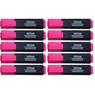 OFFICER PRODUCTS OFFICE PRODUCTS Lot de 10 surligneurs lumineux Couleur : rose/surligneur Encre non toxique, pointe biseautée Couleurs fluorescentes Haute qualité/Épaisseur de trait 1-5 mm OFFICER PRODUCTS OFFICE PRODUCTS Lot de 10 surligneurs lumineux Couleur : rose/surligneur Encre non toxique, pointe biseautée Couleurs fluorescentes Haute qualité/Épaisseur de trait 1-5 mm