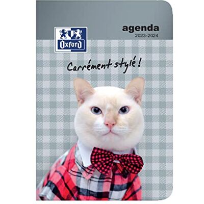 Hamelin Agenda Oxford Funny Pets 12x18cm 1 jour par page 352 pages Sept 23-Sept 24 Chat Hamelin Agenda Oxford Funny Pets 12x18cm 1 jour par page 352 pages Sept 23-Sept 24 Chat