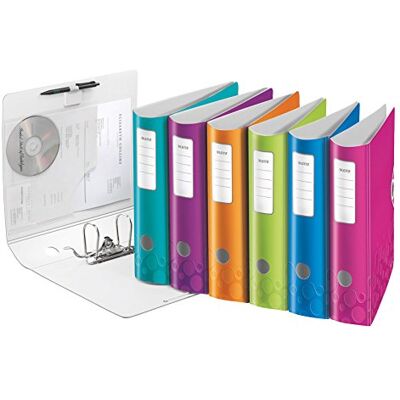 Leitz Classeur à levier Active 180° WOW dos de 75 mm 1 Unité Assorti aléatoire Leitz Classeur à levier Active 180° WOW dos de 75 mm 1 Unité Assorti aléatoire