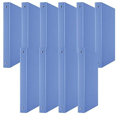 DONAU 3733001PL-10 Lot de 10 classeurs à anneaux bleus Mécanisme à 4 anneaux 20 mm Format A4 En carton de 1,9 mm d'épaisseur Avec polypropylène écologique 100 µ DONAU 3733001PL-10 Lot de 10 classeurs à anneaux bleus Mécanisme à 4 anneaux 20 mm Format A4 En carton de 1,9 mm d'épaisseur Avec polypropylène écologique 100 µ