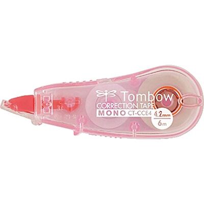 Tombow CT-CCE4-PK Correcteur frontal Mono CCE 4,2 mm X 6 M, rose, vrac Tombow CT-CCE4-PK Correcteur frontal Mono CCE 4,2 mm X 6 M, rose, vrac