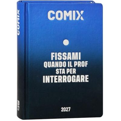 COMIX Agenda 2027 journalier 16 mois, pour écoles moyennes et supérieures, avec couverture rigide, 576 pages avec graphiques et bandes dessinées, idéal pour garçons et filles, 13 x 17,8 cm COMIX Agenda 2027 journalier 16 mois, pour écoles moyennes et supérieures, avec couverture rigide, 576 pages avec graphiques et bandes dessinées, idéal pour garçons et filles, 13 x 17,8 cm