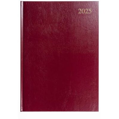 Collins Essential ESSA41.78-25 Agenda professionnel 2025 avec couverture rigide en cuir Marron Format A4 Collins Essential ESSA41.78-25 Agenda professionnel 2025 avec couverture rigide en cuir Marron Format A4