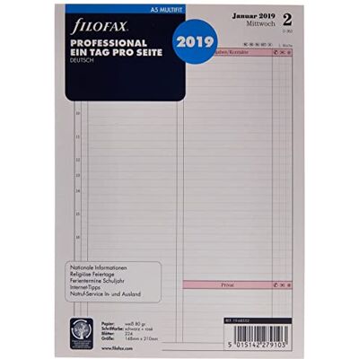 Filofax 000019-68552 Calendrier Filofax 000019-68552 Calendrier