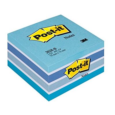 Post-it Cube Light Relax 450 feuilles Notes Autocollantes pour Mémos et Planification ; Se Retirent Proprement, Idéales pour Coder, Organiser, Capturer Les Idées Post-it Cube Light Relax 450 feuilles Notes Autocollantes pour Mémos et Planification ; Se Retirent Proprement, Idéales pour Coder, Organiser, Capturer Les Idées
