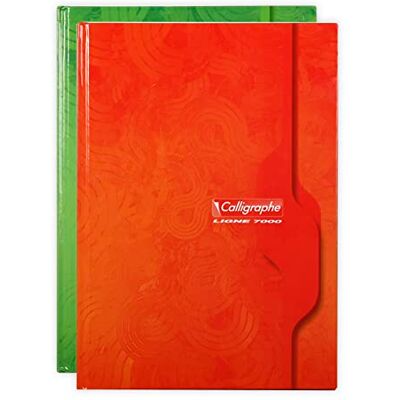 Calligraphe 7270C Un cahier broché rembordée rigide (gamme 7000 de Clairefontaine) 192 pages 21x29,7 cm 70g petits carreaux, couverture carte offset, couleur aléatoire Calligraphe 7270C Un cahier broché rembordée rigide (gamme 7000 de Clairefontaine) 192 pages 21x29,7 cm 70g petits carreaux, couverture carte offset, couleur aléatoire