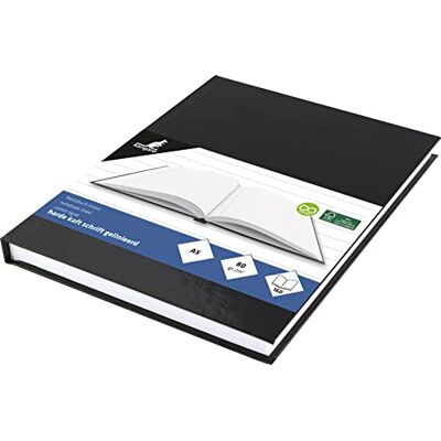 Kangaro K-5519 Carnet ligné à couverture rigide Noir 80 g 80 pages lignées avec ligne de page K-5519 21,7 x 15,5 x 1 cm Kangaro K-5519 Carnet ligné à couverture rigide Noir 80 g 80 pages lignées avec ligne de page K-5519 21,7 x 15,5 x 1 cm