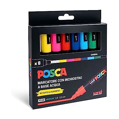 posca Osama S.p.A. UNI Lot de 8 pièces. posca Osama S.p.A. UNI Lot de 8 pièces.