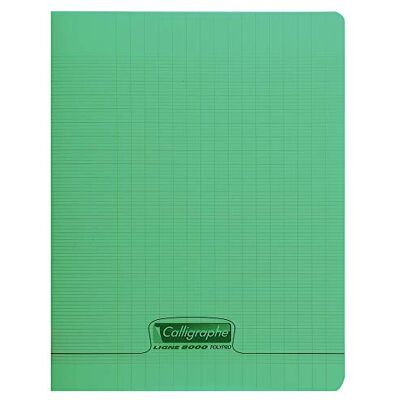 Calligraphe Clairefontaine Réf 18175C Cahier agrafé PP (48 pages) Format A4+ Papier vélin superfin 90g/m² Couverture Polypro Séyès Couverture Vert Calligraphe Clairefontaine Réf 18175C Cahier agrafé PP (48 pages) Format A4+ Papier vélin superfin 90g/m² Couverture Polypro Séyès Couverture Vert