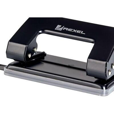 Rexel Perforateur étudiant à deux trous en métal, Capacité de 8 Feuilles, Couleur Assortie, 1 pièce Rexel Perforateur étudiant à deux trous en métal, Capacité de 8 Feuilles, Couleur Assortie, 1 pièce