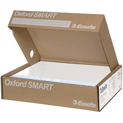 Esselte Oxford Smart 397850504 Lot de 6 enveloppes perforées Deluxe Format 22 x 30 cm avec boîte multi-usages, convient à la maison et au bureau Esselte Oxford Smart 397850504 Lot de 6 enveloppes perforées Deluxe Format 22 x 30 cm avec boîte multi-usages, convient à la maison et au bureau