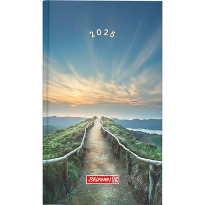 BRUNNEN Taschenkalender Modell 756 (2025) Mountain Trail: 2 Seiten = 1 Woche, A6 BRUNNEN Taschenkalender Modell 756 (2025) Mountain Trail: 2 Seiten = 1 Woche, A6