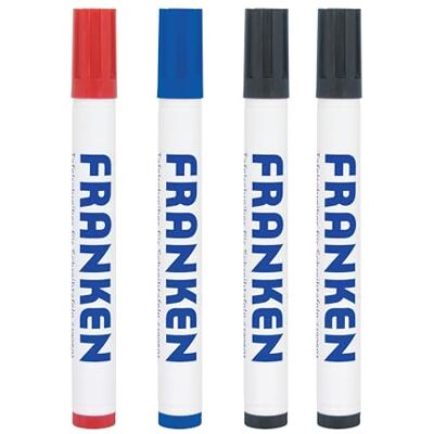 Franken GmbH Z1903 Lot de 4 stylos à tableau noir Franken GmbH Z1903 Lot de 4 stylos à tableau noir