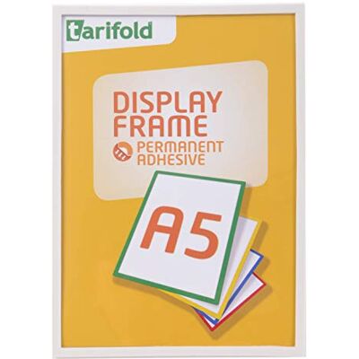 Djois Tarifold Fr 194882- Cadre d'Identification, Porte Affiche documents Documents A4, Dos Adhésive Permanent, Cadre Rigide Blanc (Lot 1 pc) Djois Tarifold Fr 194882- Cadre d'Identification, Porte Affiche documents Documents A4, Dos Adhésive Permanent, Cadre Rigide Blanc (Lot 1 pc)