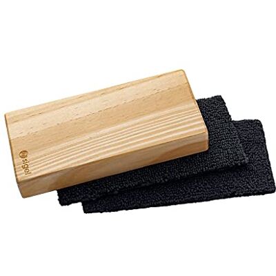 Sigel Ba120 Brosse Effaceur de Tableau/Tableau Blanc Magnétique, en Bois, 13 X 6 cm, Beige/Anthracite Sigel Ba120 Brosse Effaceur de Tableau/Tableau Blanc Magnétique, en Bois, 13 X 6 cm, Beige/Anthracite