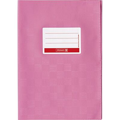 BRUNNEN Protège-cahier A4 rose avec bouclier BRUNNEN Protège-cahier A4 rose avec bouclier