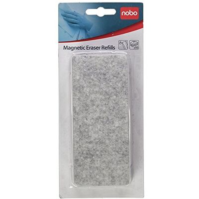 Nobo Recharges pour Effaceur Magnétique pour Tableaux Blancs, Lot de 10, 34534497 Nobo Recharges pour Effaceur Magnétique pour Tableaux Blancs, Lot de 10, 34534497