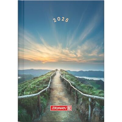 BRUNNEN Taschenkalender Modell 731 (2025) Mountain Trail: 2 Seiten = 1 Woche, A6 BRUNNEN Taschenkalender Modell 731 (2025) Mountain Trail: 2 Seiten = 1 Woche, A6