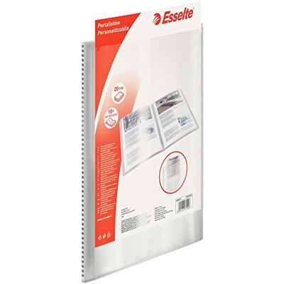 Esselte Porte-bagages avec couverture personnalisable PPL 40 enveloppes Transparent 395474040 Esselte Porte-bagages avec couverture personnalisable PPL 40 enveloppes Transparent 395474040