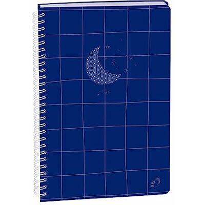 Quo Vadis Carnet de notes Spiralé Authentik Lune Pages Points (dots) et lignées 15x21 cm Papier Clairefontaine blanc Fabrication française Quo Vadis Carnet de notes Spiralé Authentik Lune Pages Points (dots) et lignées 15x21 cm Papier Clairefontaine blanc Fabrication française