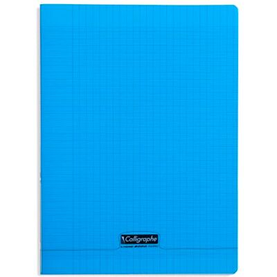 Calligraphe 18192C Un Lot de 10 Cahiers Agrafés Bleus (une Marque de Clairefontaine) 24x32 cm 96 Pages Grands Carreaux Papier Blanc 90 g Couverture Polypro Transparent Calligraphe 18192C Un Lot de 10 Cahiers Agrafés Bleus (une Marque de Clairefontaine) 24x32 cm 96 Pages Grands Carreaux Papier Blanc 90 g Couverture Polypro Transparent