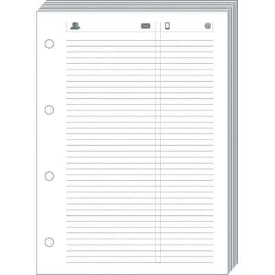 QUO VADIS Recharge FEUILLES TELEPHONE pour TIMER 21 Blanc 15x21cm QUO VADIS Recharge FEUILLES TELEPHONE pour TIMER 21 Blanc 15x21cm