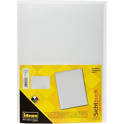 Idena 376082 Classeur de présentation pour format A4 20 pochettes Transparent Idena 376082 Classeur de présentation pour format A4 20 pochettes Transparent