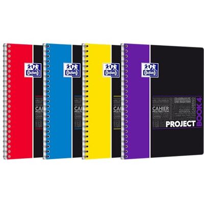 Hamelin Oxford ProjectBook Cahier à Spirales Format A4+ 200 Pages Grands Carreaux Seyès Couverture Polypro Couleur Aléatoire, 235x300 Hamelin Oxford ProjectBook Cahier à Spirales Format A4+ 200 Pages Grands Carreaux Seyès Couverture Polypro Couleur Aléatoire, 235x300