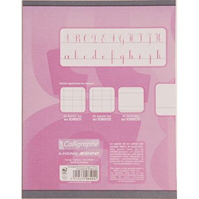 Calligraphe 108504C Un Lot de 20 Cahiers de Travaux Pratiques Roses (une Marque de Clairefontaine) 17x22 cm 32 Pages Lignées 18 mm et Unies Blanches Papier 90 g Couverture Carte Offset Calligraphe 108504C Un Lot de 20 Cahiers de Travaux Pratiques Roses (une Marque de Clairefontaine) 17x22 cm 32 Pages Lignées 18 mm et Unies Blanches Papier 90 g Couverture Carte Offset
