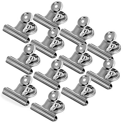MATANA 12 Pinces Aimant Frigo, Clips Bulldog Magnétiques, Aimants Puissant Super Fort & Solide Tableau Blanc & Tableau Magnétique, Maison, Bureau, École MATANA 12 Pinces Aimant Frigo, Clips Bulldog Magnétiques, Aimants Puissant Super Fort & Solide Tableau Blanc & Tableau Magnétique, Maison, Bureau, École