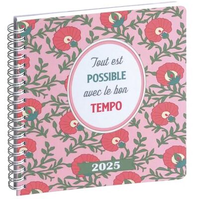 EXACOMPTA 183435E Agenda semainier de bureau Lady 18S spiralé Dodo & Cath 15 x 17 cm Janvier à décembre 2025 Visuel Possible EXACOMPTA 183435E Agenda semainier de bureau Lady 18S spiralé Dodo & Cath 15 x 17 cm Janvier à décembre 2025 Visuel Possible