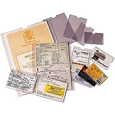 Esselte 46008 Boîte de 100 porte-cartes 120Q 122 x 172 mm Esselte 46008 Boîte de 100 porte-cartes 120Q 122 x 172 mm