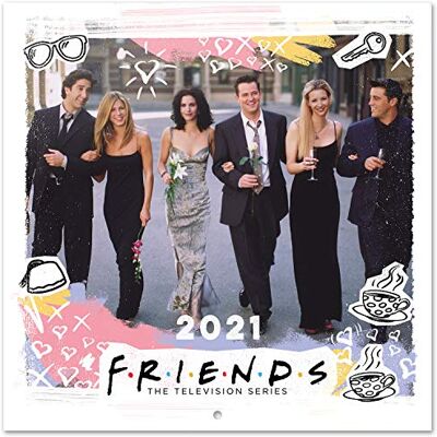 Grupo Erik CP21062 Calendrier mural officiel Friends 2021 30 x 30 cm (16 mois) Grupo Erik CP21062 Calendrier mural officiel Friends 2021 30 x 30 cm (16 mois)