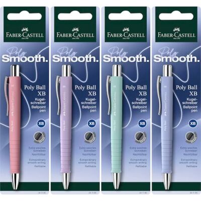 Faber-Castell 241195 Poly Ball XB Stylo à bille Couleurs assorties (pas de choix possible), 1 pièce Faber-Castell 241195 Poly Ball XB Stylo à bille Couleurs assorties (pas de choix possible), 1 pièce