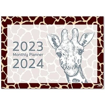 EXACOMPTA Agenda mensuel 2023/2024 Girafe EXACOMPTA Agenda mensuel 2023/2024 Girafe