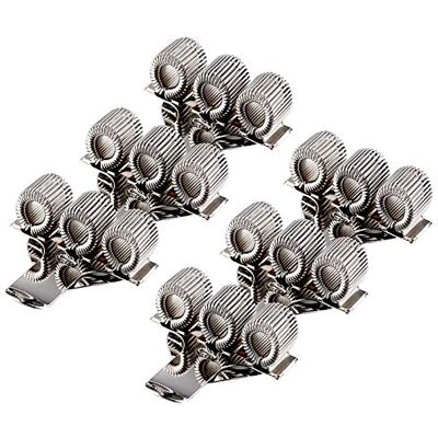 Nuts OT nuts Lot de 6 porte-stylos à triple boucle en métal avec boucle à ressort réglable pour stylos, bureau, tableau blanc, bloc-notes, accessoire d'infirmière Nuts OT nuts Lot de 6 porte-stylos à triple boucle en métal avec boucle à ressort réglable pour stylos, bureau, tableau blanc, bloc-notes, accessoire d'infirmière