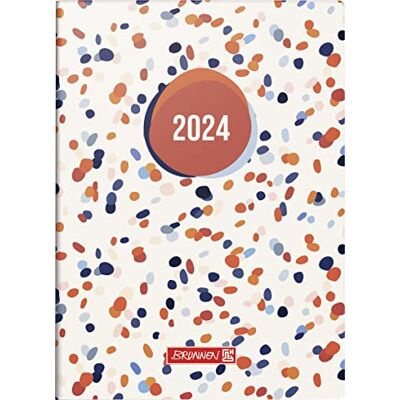 BRUNNEN Wochenkalender, Taschenkalender, 2024, Sprinkle, Modell 731, Grafik-Einband: 2 Seiten = 1 Woche, Blattgröße 10 x 14 cm BRUNNEN Wochenkalender, Taschenkalender, 2024, Sprinkle, Modell 731, Grafik-Einband: 2 Seiten = 1 Woche, Blattgröße 10 x 14 cm